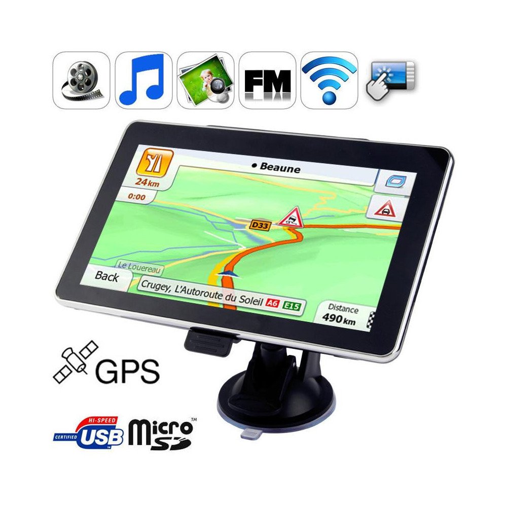 7.0 inch TFT Touch-screen Car GPS Navigator, Built in 4GB Memory, Touch Pen, Voice Broadcast, FM Radio function, Built-in speake