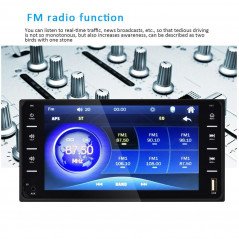 848V 16 7 inch Multi-touch Screen Car GPS Navigator, Support TF Card / USB / AUX / MP5 Player / Android & iPhone Mirror Links(Bl