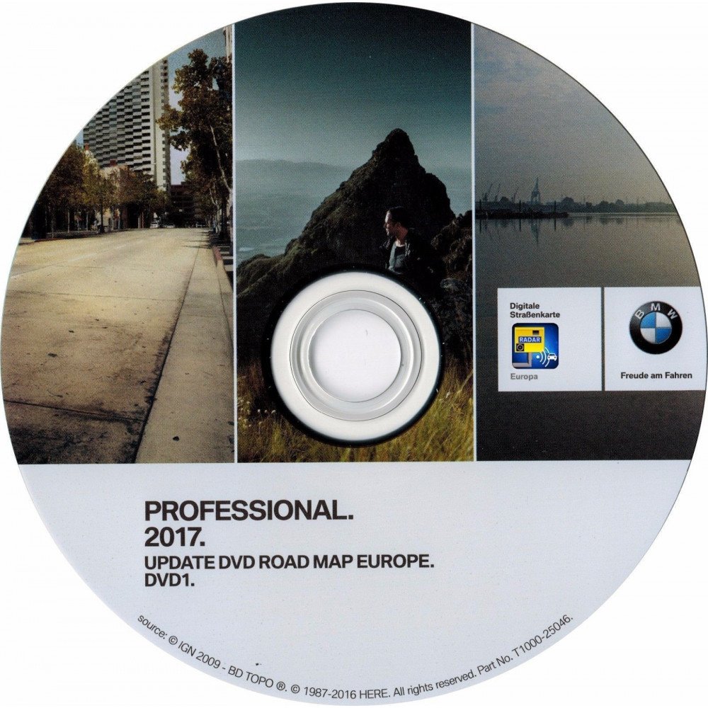 Carte GPS BMW Professional Navigation 2017